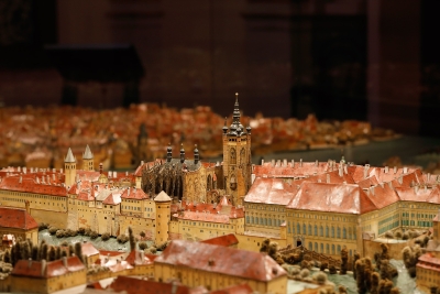 Langweiluv model Prahy_Prazsky hrad